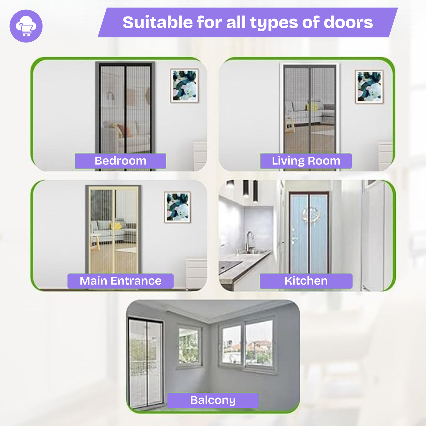 Magnetic Anti-Mosquito Door Curtain