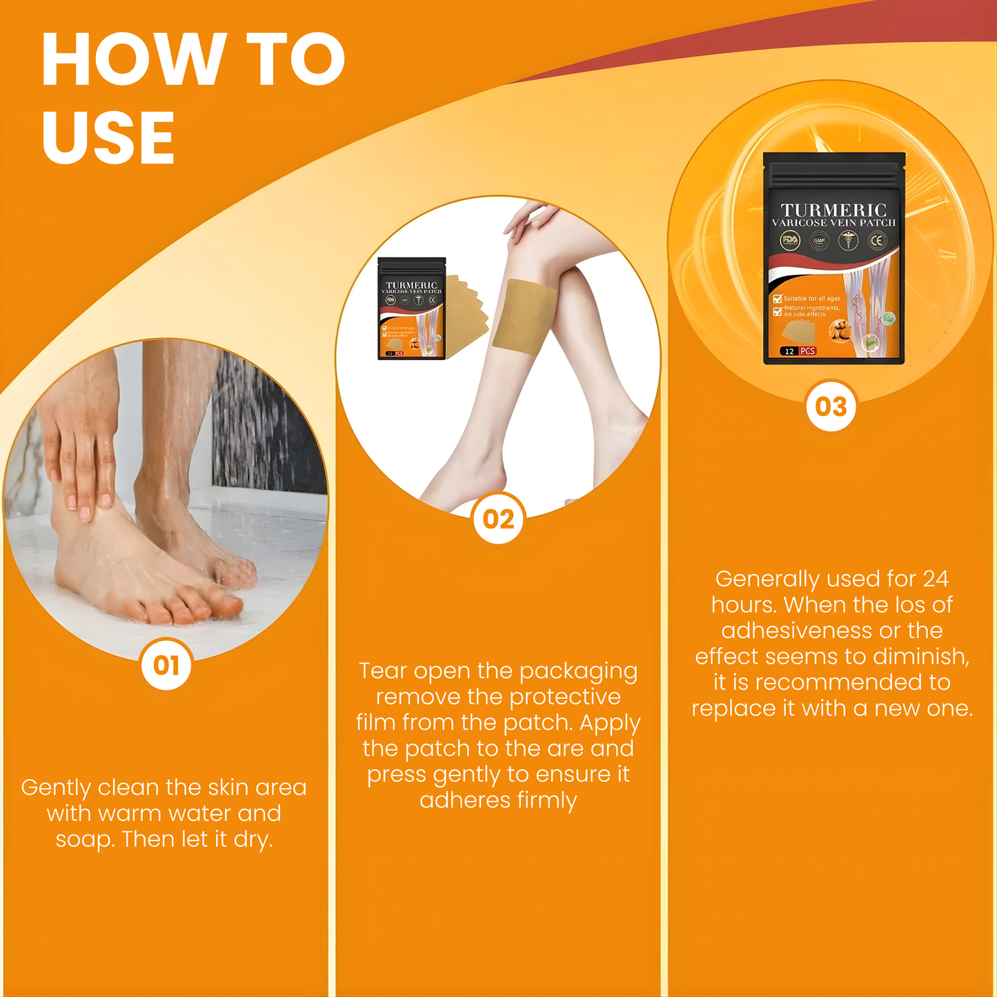 VeinEase™ Varicose Herbal Relief Patches