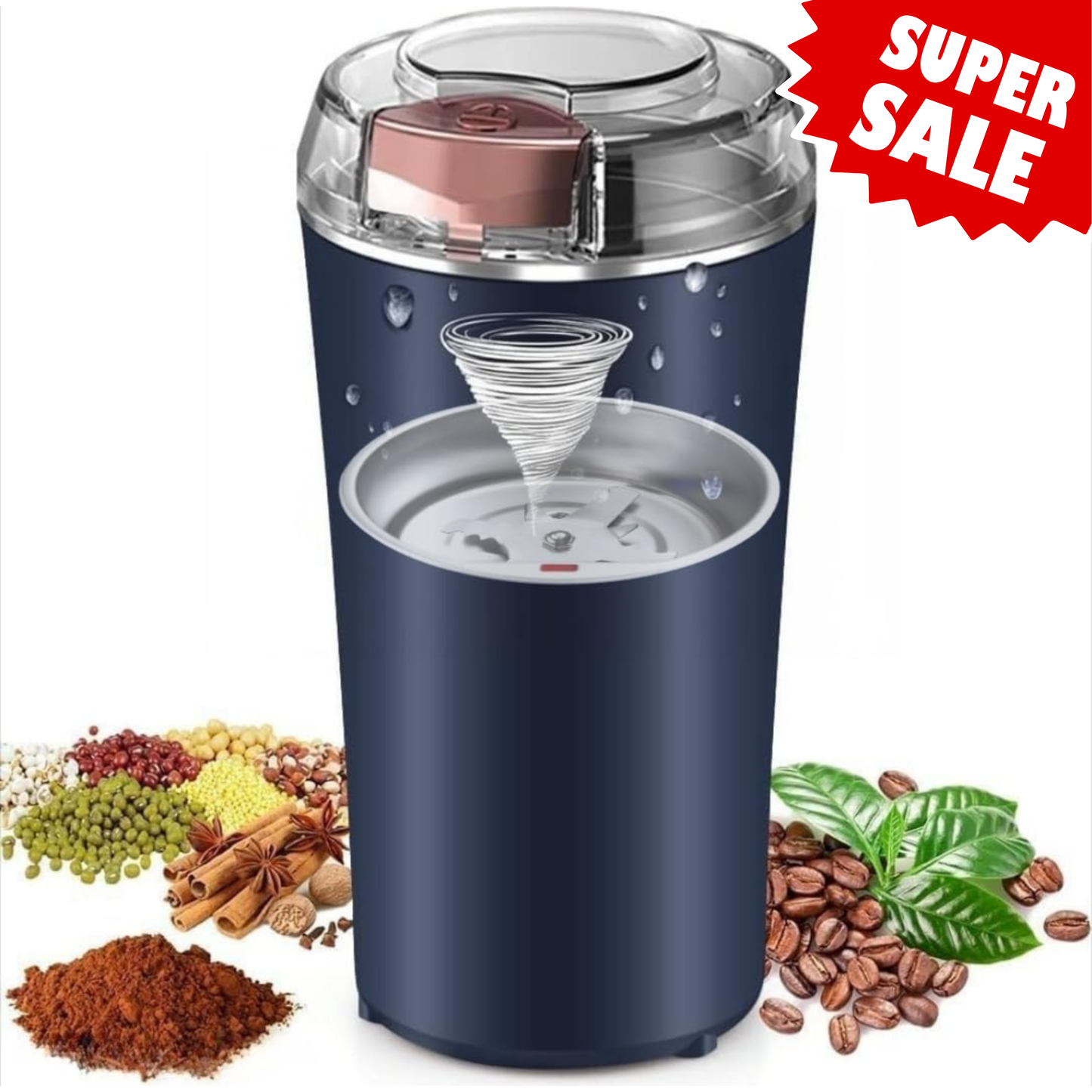 DailyGrind Electric Grinder – Fresh Grinding, Made Easy!