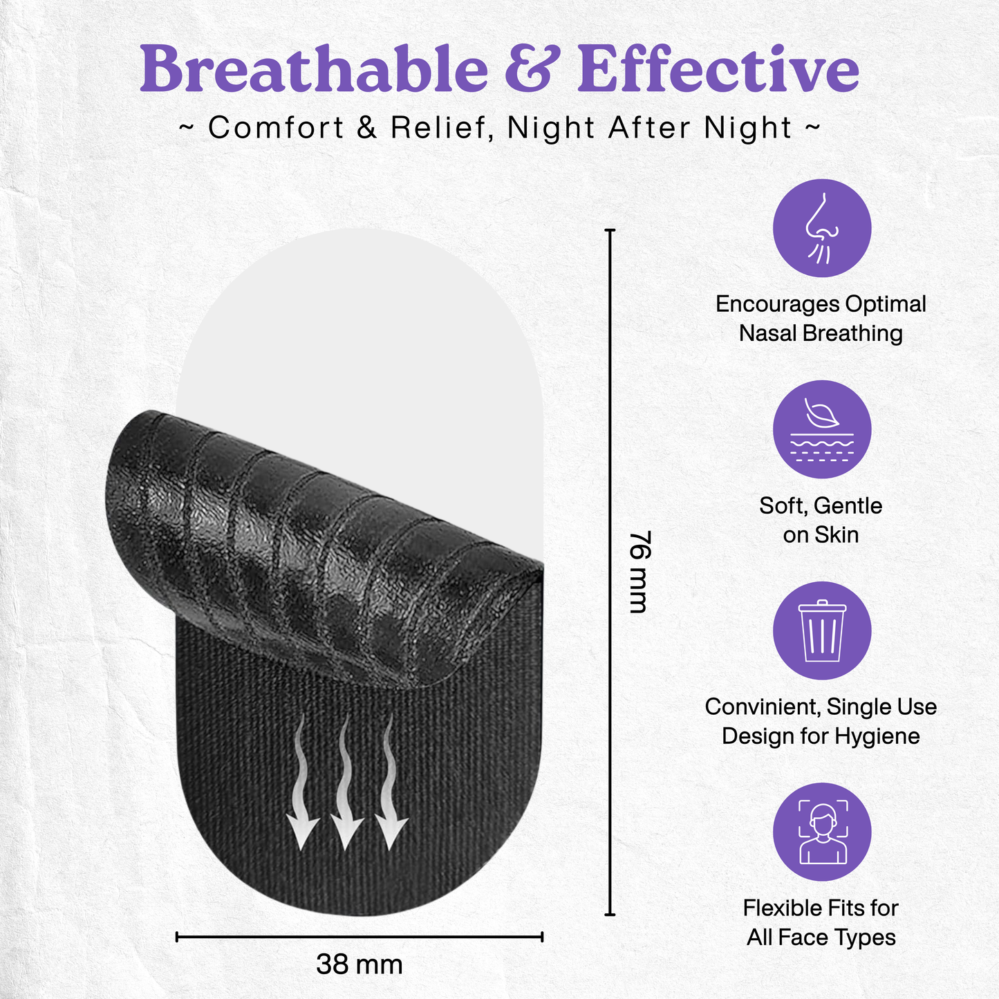 SleepSeal™ Anti-Snore Strips (Pack of 15)