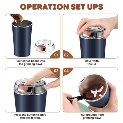 DailyGrind Electric Grinder – Fresh Grinding, Made Easy!