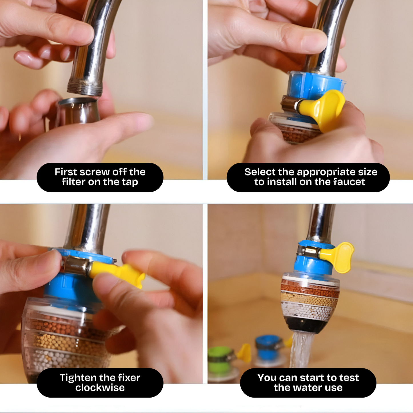 Kitchen Tap Filter – Double Pack (Buy 1 Get 1 Free)