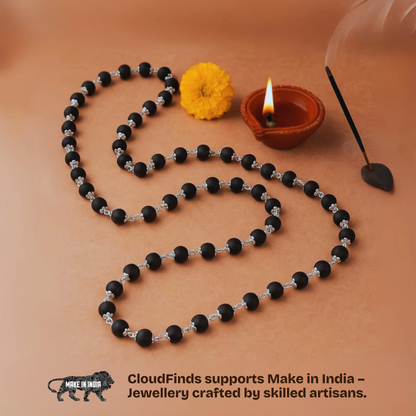 Original Karungali Mala – 54 Verified Ebony Wood Beads