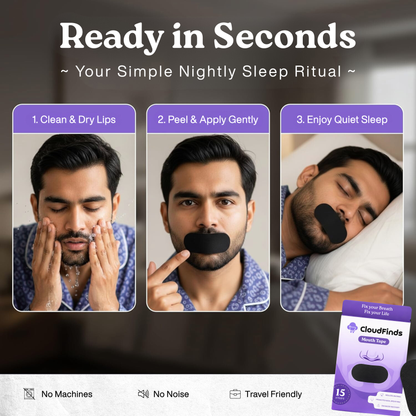 SleepSeal™ Anti-Snore Strips (Pack of 15)