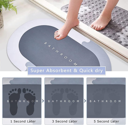 QuickDry Bath Floor Mat