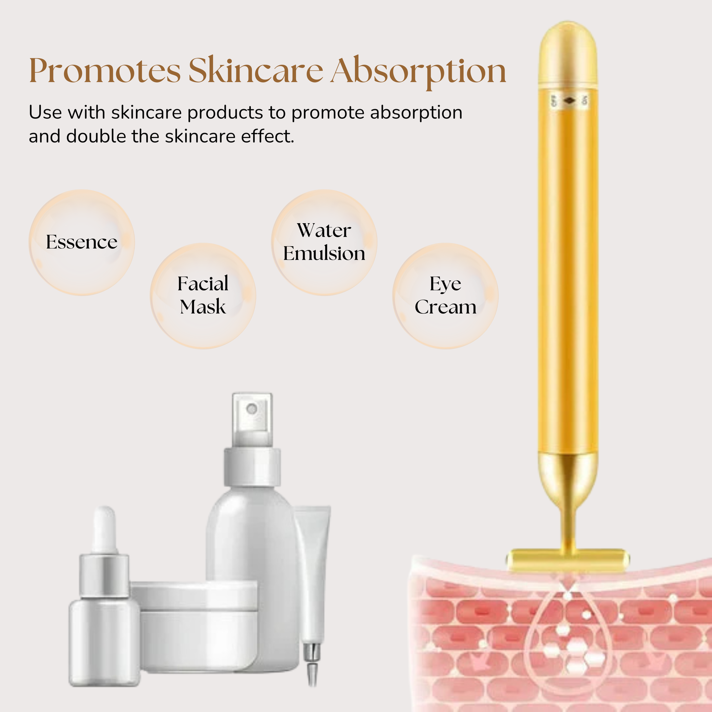 PureGlow™ Beauty Face Massage Roller