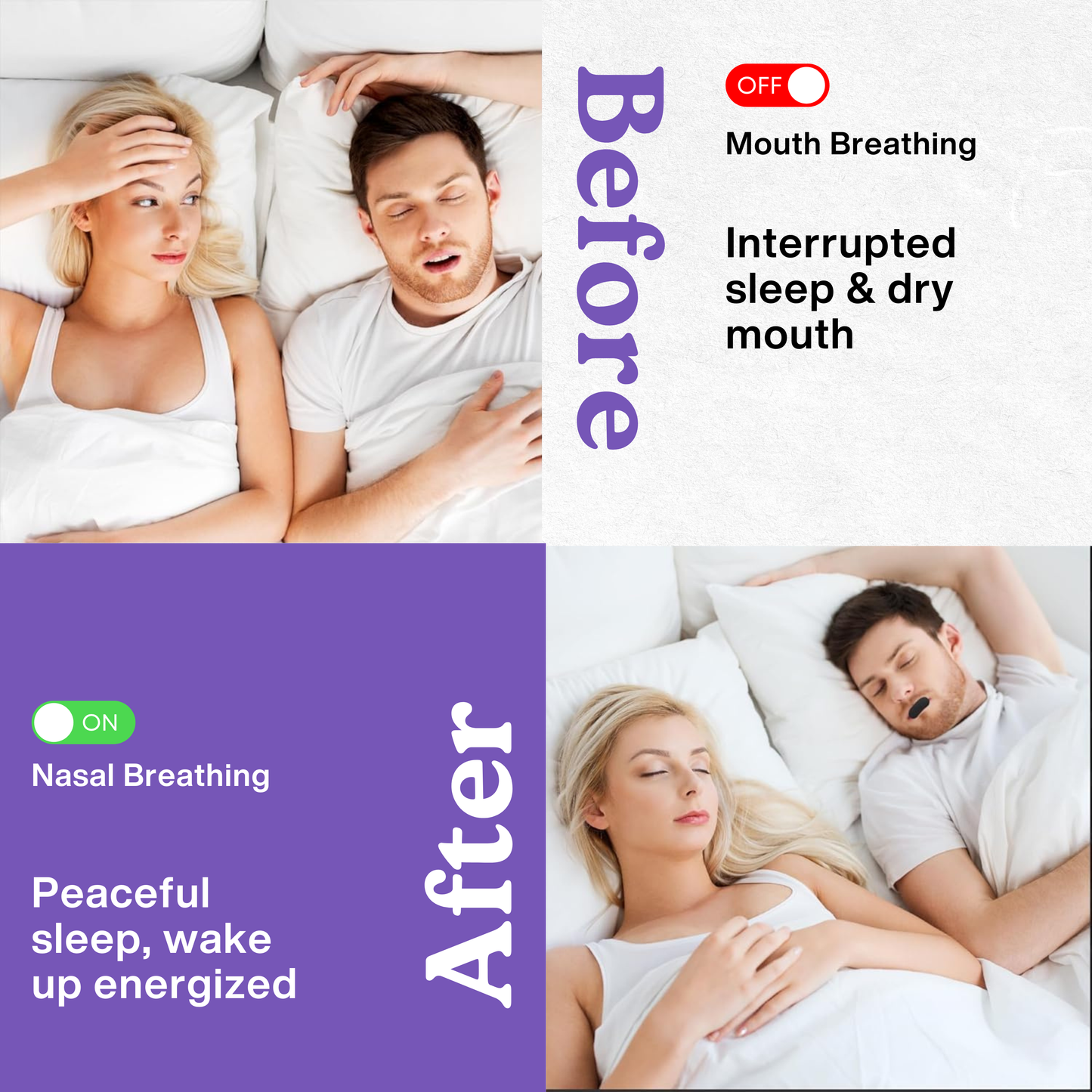 SleepSeal™ Anti-Snore Strips (Pack of 15)