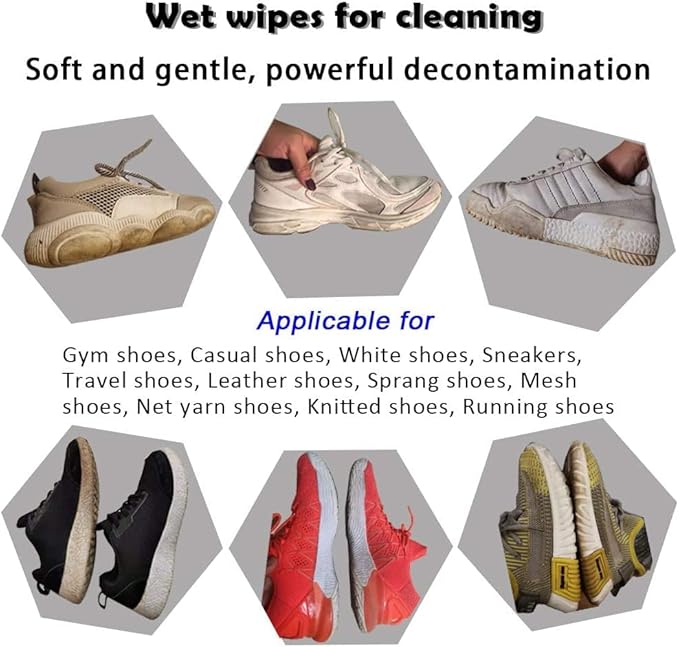 FreshKicks Wipes – Clean Your Sneakers Anywhere (Pack of 80)