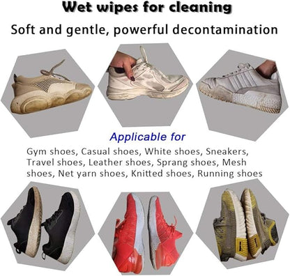 FreshKicks Wipes – Clean Your Sneakers Anywhere (Pack of 80)