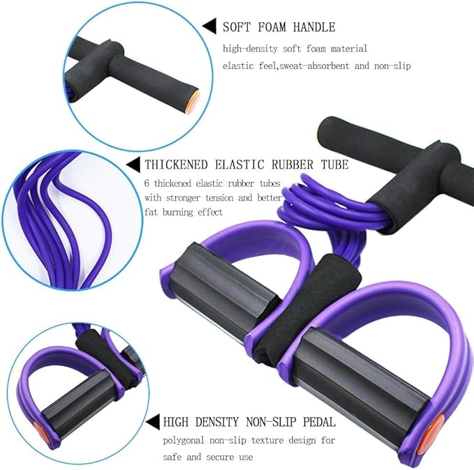 PowerBand Pro – 6-Tube Sit-Up & Strength Trainer