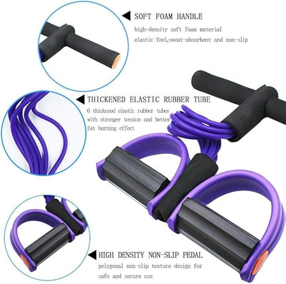 PowerBand Pro – 6-Tube Sit-Up & Strength Trainer
