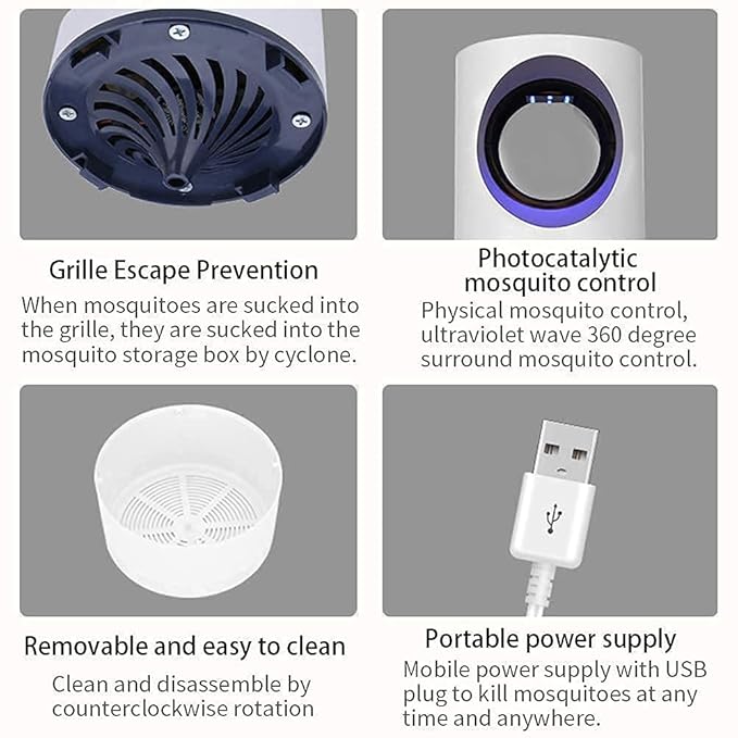 Mosquito Killer Machine trap lamp With USB