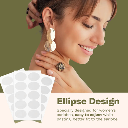 Earring Lift & Support Patches (100 Pcs) | No Droop, No Pain!