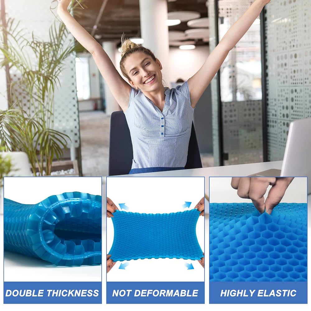 OrthoGel™ Seat Cushion – Sit Smarter, Live Pain-Free