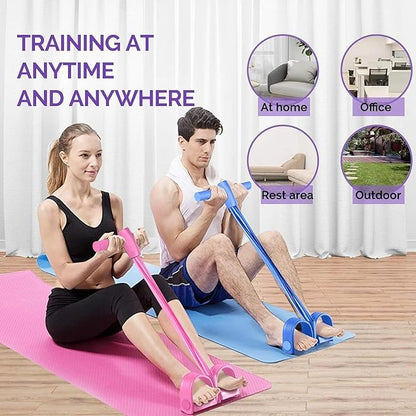 PowerBand Pro – 6-Tube Sit-Up & Strength Trainer