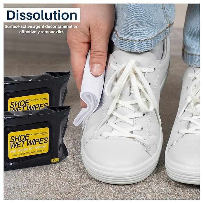 FreshKicks Wipes – Clean Your Sneakers Anywhere (Pack of 80)