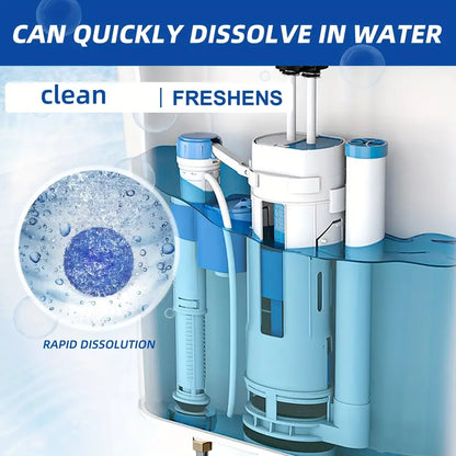 Blue Flush Bombs 💙 — Automatic Toilet Cleaner