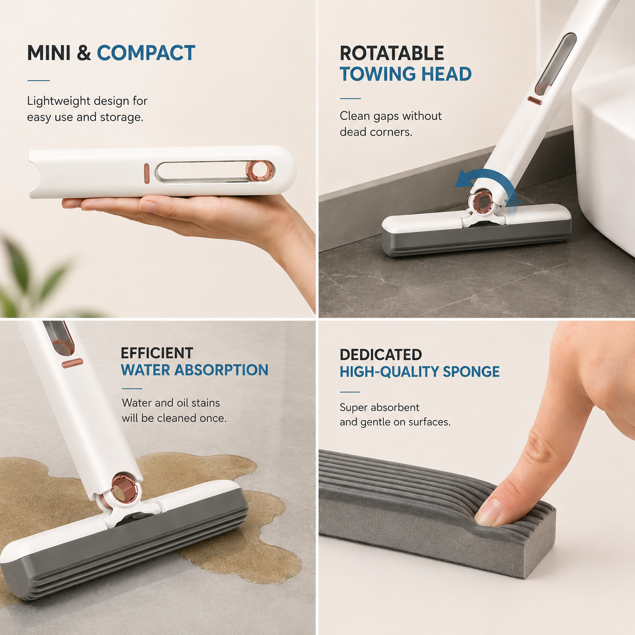 Multi-Functional Mini Mop