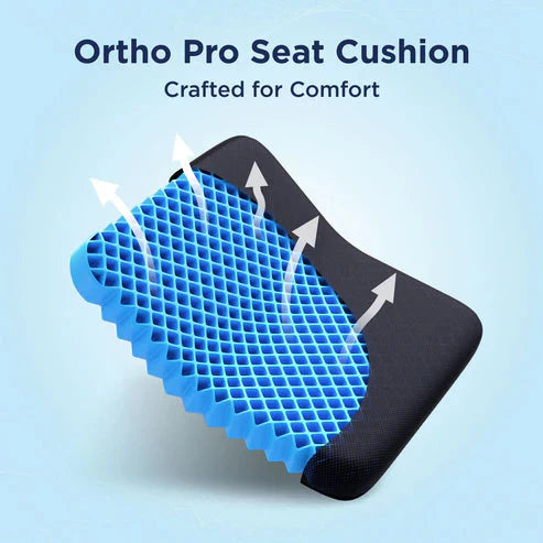 OrthoGel™ Seat Cushion – Sit Smarter, Live Pain-Free