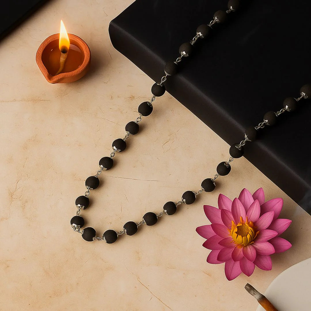 Original Karungali Mala – 54 Verified Ebony Wood Beads